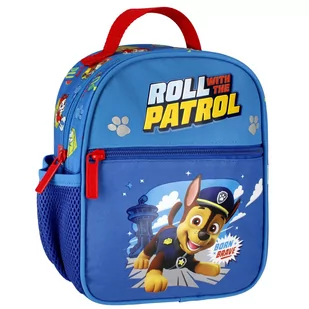 Psi Patrol Chase Niebieski mały plecak dla przedszkolaka, plecaczek przedszkolny 24x20x9 cm Uniwersalny - Plecaki szkolne i tornistry - miniaturka - grafika 1