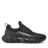 Sneakersy męskie - Sneakersy EA7 Emporio Armani X8X106 XK262 N763 Czarny - miniaturka - grafika 1