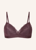 Biustonosze - Calvin Klein Biustonosz Trójkątny Modern Lace lila - miniaturka - grafika 1