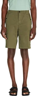 Sisley Mens Bermuda 4AIHS900U szorty, zielony wojskowy 35A, 50, Wojskowy zielony 35a, 50 - Spodenki damskie - miniaturka - grafika 1