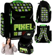 Plecaki szkolne i tornistry - Plecak Szkolny Dla Chłopaka Starpack Pixel Minecraft Do Szkoły 18L Solidny - miniaturka - grafika 1