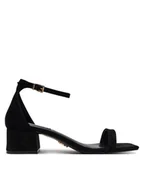 Sandały damskie - Steve Madden Sandały Gena SM11003579 Czarny - miniaturka - grafika 1