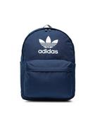 Plecaki szkolne i tornistry - adidas Plecak Adicolor Backpk HK2621 Granatowy - miniaturka - grafika 1