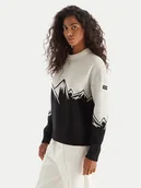 Swetry damskie - Roxy Sweter Cozy Sound ERJSW03657 Czarny Regular Fit - miniaturka - grafika 1