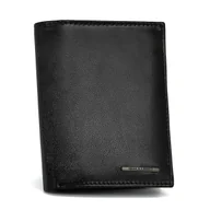 Portfele - Duży portfel portfel męski skórzany Bellugio - czarny - miniaturka - grafika 1