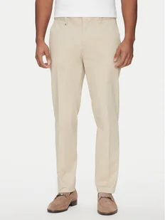 BOSS Spodnie materiałowe C-Genius 50534612 Beżowy Slim Fit - Spodnie męskie - miniaturka - grafika 1