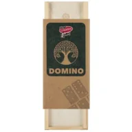 Gry planszowe - Gra Domino drewniane 28szt Wood MEGA CREATIVE 552119 - miniaturka - grafika 1