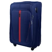 Walizki - [ C330 ] Walizka Duża RUBY (XL) Blue - miniaturka - grafika 1