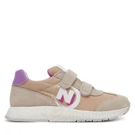 Buty dla dziewczynek - Sneakersy Naturino Jesko 2 Vl 2018225-01-1E03 D Beżowy - miniaturka - grafika 1