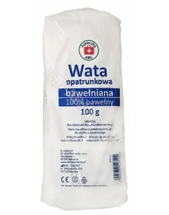 SILESIAN PHARMA SP ZOO Wata opatrunkowa bawełniana 100% 100 g Apteczka ABC - Apteczki i materiały opatrunkowe - miniaturka - grafika 2