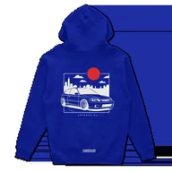 Odzież do sportów motorowych - Bluza z kapturem Honda Civic VI JDM niebieska-XS - miniaturka - grafika 1