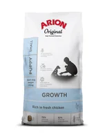 Sucha karma dla psów - ARION Original Growth Puppy Small Chicken Rice 2 kg - miniaturka - grafika 1