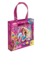 Zabawki kreatywne - Barbie brokatowy piasek- letnia torebka - Lisciani - miniaturka - grafika 1