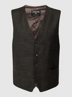 Kamizelki męskie - Kamizelka garniturowa z lamowanymi kieszeniami model ‘Gyl’ - miniaturka - grafika 1
