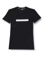 Koszulki męskie - Emporio Armani Męski T-shirt z logo Crew Neck, czarny, S - miniaturka - grafika 1