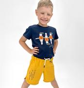 Piłka nożna - T-shirt z krótkim rękawem dla chłopca, z piłkarzykami, zielony 3-8 lat - miniaturka - grafika 1
