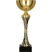 Gadżety dla kibiców - Puchar metalowy złoto-czarny - miniaturka - grafika 1