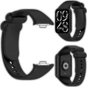 Akcesoria do smartwatchy - Opaska pasek silikonowy Vanfone do Xioami Smart Mi Band 8 Pro, czarny - miniaturka - grafika 1