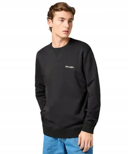 Bluza Wrangler SMALL LOGO CREW 112362885 Faded Black L - Bluzy męskie - miniaturka - grafika 1