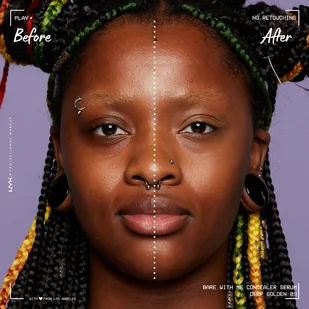 NYX Professional Makeup Bare With Me Concealer Serum Deep Golden - Korektory do twarzy - miniaturka - grafika 4