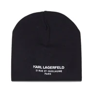 Czapki męskie - Karl Lagerfeld Czapka BEANIE | z dodatkiem wełny - miniaturka - grafika 1