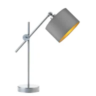 Lampy stojące - Skandynawska lampa biurkowa regulowana MALI GOLD - miniaturka - grafika 1