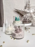 Świece - Duża Świąteczna Świeca Sojowa W Szkle - Zimowe Zapachy Idealne Na Prezent - miniaturka - grafika 1