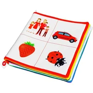 Zabawki interaktywne dla dzieci - Parenti - Rozróżniam kolory / miękka książeczka dla niemowlaka - miniaturka - grafika 1