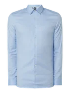 Koszule męskie - Koszula biznesowa o kroju super slim fit z diagonalu - miniaturka - grafika 1