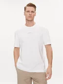 Koszulki męskie - Calvin Klein T-Shirt Linear Back Logo K10K112486 Biały Regular Fit - miniaturka - grafika 1