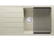 Zlewozmywaki - Primagran.pl Zlewozmywak kuchenny granitowy jednokomorowy z dużym ociekaczem i dużą komorą XXL Kopenhaga 900-60 Supreme MK9KB-X0#N+AROL03-KC$G - miniaturka - grafika 1
