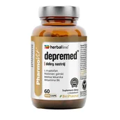 Suplementy naturalne - PHARMOVIT Pharmovit Herballine Depremed 60 kapsułek - miniaturka - grafika 1