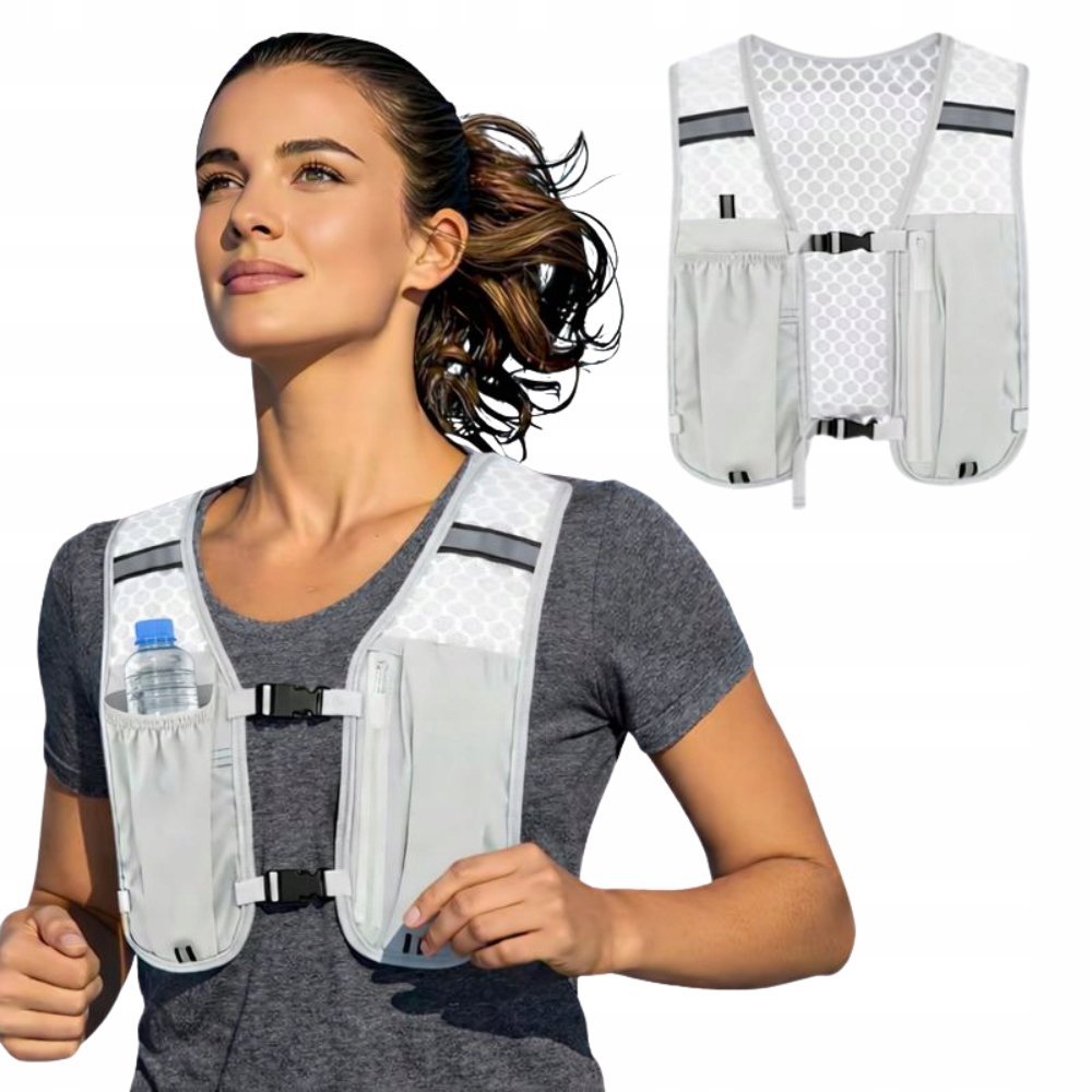 Lekka kamizelka plecak do biegania turystyczny z miejscem na butelkę sport