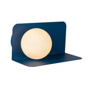 Lampy ścienne - Lucide Bonni 45200/01/35 kinkiet lampa ścienna 1x28W G9 niebieski - miniaturka - grafika 1