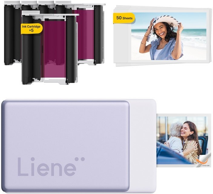 Drukarka fotograficzna Liene Przenośna do zdjęć LIENE Pearl N200 Pro 2x3