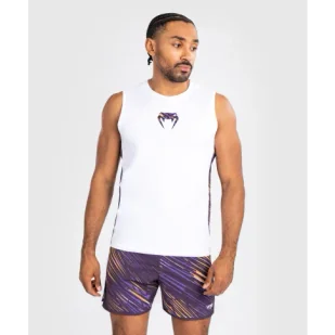 Venum Bokserka Na Ramiączkach Tank Top Rapid White Deep/Purple - Koszulki sportowe męskie - miniaturka - grafika 1
