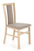 Krzesła - Krzesło Hubert 3 271 Dąb Sonoma / 018 Taupe Inari 26 - miniaturka - grafika 1