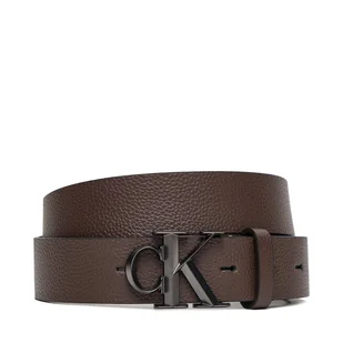 Pasek Męski Calvin Klein Ck Buckle 32Mm LV04D7022G Brązowy - Paski - miniaturka - grafika 1