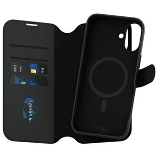 Etui PANZERGLASS Care Feature Tango 2in1 Wallet MagSafe do Apple iPhone 16 Plus Czarny | Bezpłatny transport - Etui i futerały do telefonów - miniaturka - grafika 1
