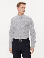 Koszule męskie - Boss Koszula H-Hank 50512664 Niebieski Slim Fit - miniaturka - grafika 1