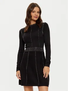 Morgan Sukienka koktajlowa 242-RMCLOU Czarny Slim Fit - Sukienki - miniaturka - grafika 1