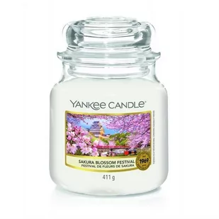 Yankee Candle Sakura Blossom Festival słoik średni - Świece - miniaturka - grafika 1