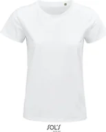 Koszulki i topy damskie - SOLs 03579 Koszulka damska, Pioneer Women T-Shirt, Jersey 175 - Kolor: Biały - Rozmiar: M - miniaturka - grafika 1
