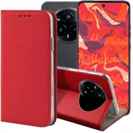 Etui i futerały do telefonów - ETUI Z KLAPKĄ DO REALME 14 PRO PLUS CZERWONE ZAMYKANE MAGNETYCZNE KABURA - miniaturka - grafika 1