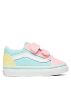 Buty dla dziewczynek - Vans Tenisówki Old Skool V VN000CS6ZQP1 Kolorowy - miniaturka - grafika 1