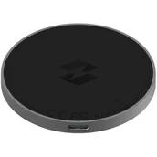 Ładowarki do telefonów - Ładowarka indukcyjna INFINIX Magnetic Wireless Fast Charge Pad 15W Czarno-srebrny - miniaturka - grafika 1