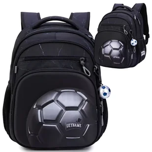 PLECAK SZKOLNY TORNISTER MŁODZIEŻ POJEMNY PIŁKA FOOTBALL DO SZKOŁY [PLECAK23] - Plecaki szkolne i tornistry - miniaturka - grafika 1