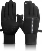 Rękawiczki rowerowe - Rękawiczki sportowe Ciepłe Wodoodporne Rozmiar XL Kolor czarny - miniaturka - grafika 1