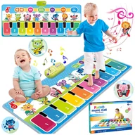 Zabawki interaktywne dla dzieci - Duża Mata Muzyczna Tańczenia Pianinko Nagrywanie U840 - miniaturka - grafika 1