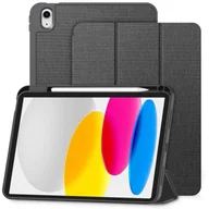 Etui do tabletów - Etui Tech-Protect SmartCase Pen Canvas do Apple iPad 10.9" 2022 / 11" 2025 Charcoal Grey THP4713 - miniaturka - grafika 1